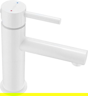 Mexen Elba washbasin mixer tap, White - 74100-20