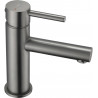 Mexen Elba washbasin faucet, brushed gun gray - 74100-66