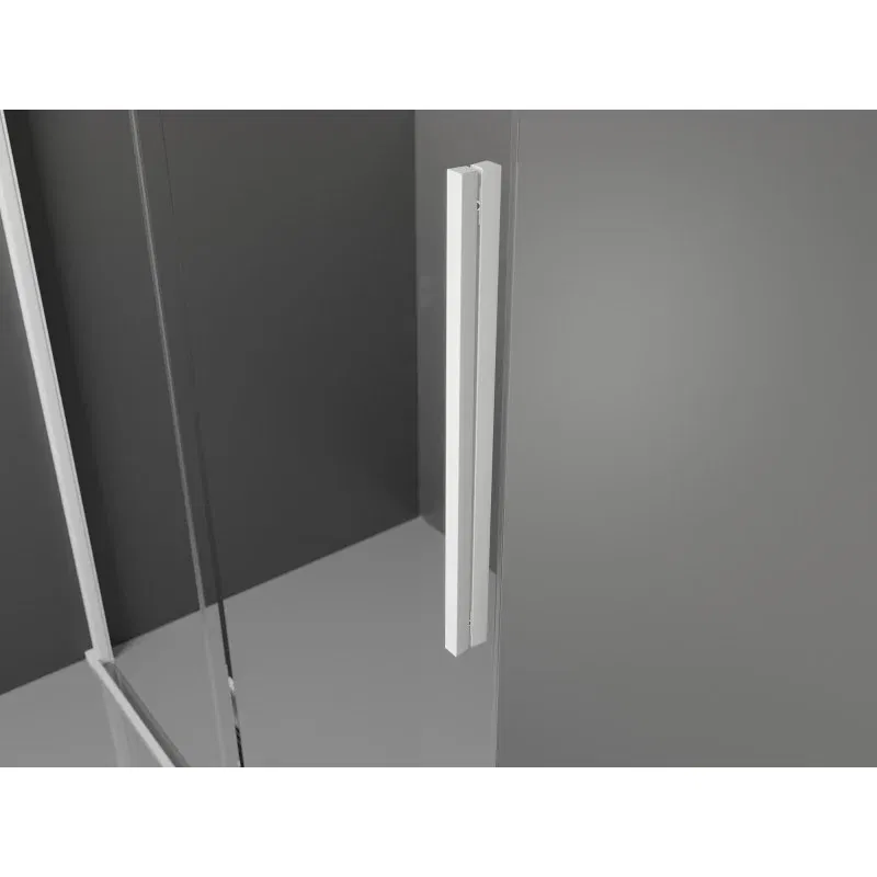 Mexen Velar L sliding shower cabin 110 x 70 cm, graphite, white - 871-110-070-43-20