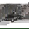 Mexen Velar L sliding shower enclosure 120 x 120 cm, transparent, gold - 871-120-120-03-50