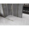 Mexen Velar L sliding shower cabin 120 x 85 cm, transparent, gold - 871-120-085-03-50