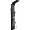 Mexen Ardo shower panel with spout, black - 7617-04-70