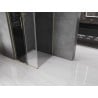 Mexen Velar L sliding shower cabin 120 x 120 cm, graphite, gold - 871-120-120-43-50