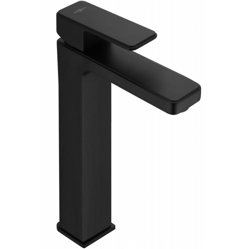 Mexen Mino high washbasin mixer tap, Black - 72410-70