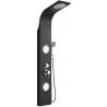 Mexen Gros shower panel, black - 7619-03-70
