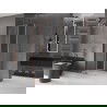 Mexen Velar L sliding shower cabin 110 x 110 cm, transparent, rose gold - 871-110-110-03-60