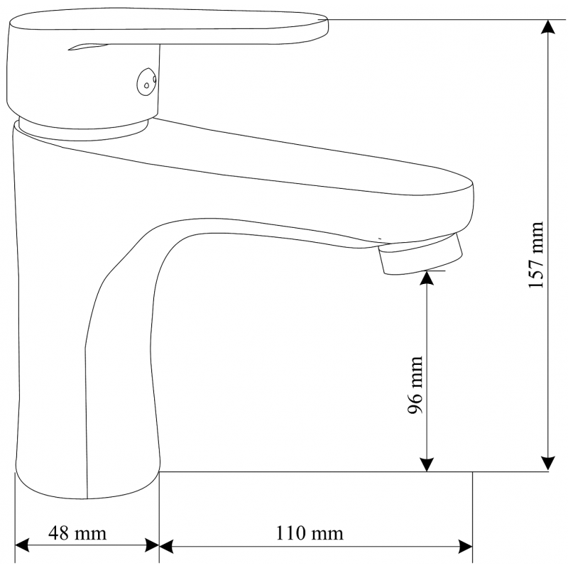 Mexen Kama DS05 Bathtub Set, Chrome - 72503DS05-00