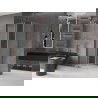 Mexen Velar L sliding shower cabin 100 x 100 cm, frost, rose gold - 871-100-100-33-60