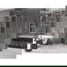Mexen Velar L sliding shower enclosure 110 x 110 cm, transparent, brushed nickel - 871-110-110-03-97