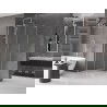 Mexen Velar L sliding shower cabin 100 x 100 cm, transparent, brushed nickel - 871-100-100-03-97
