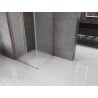 Mexen Velar L Sliding Shower Enclosure 90 x 90 cm, Frosted, Brushed Copper - 871-090-090-33-65