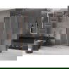 Mexen Velar L shower enclosure sliding 120 x 120 cm, frost, brushed copper - 871-120-120-33-65