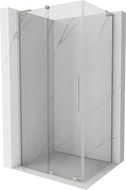 Mexen Velar L sliding shower cabin 120 x 75 cm, transparent, brushed nickel - 871-120-075-03-97