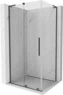 Mexen Velar L sliding shower cabin 90 x 70 cm, transparent, gun metal - 871-090-070-03-95