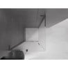 Mexen Velar L sliding shower cabin 120 x 120 cm, frosted, gun metal - 871-120-120-33-95