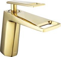Mexen Topaz washbasin mixer tap, Gold - 73900-50