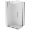 Mexen Velar L sliding shower cabin 120 x 90 cm, frost, gun metal - 871-120-090-33-95