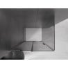 Mexen Velar L sliding shower cabin 90 x 80 cm, graphite, gun metal - 871-090-080-43-95