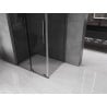 Mexen Velar L sliding shower cabin 110 x 85 cm, graphite, gun metal - 871-110-085-43-95