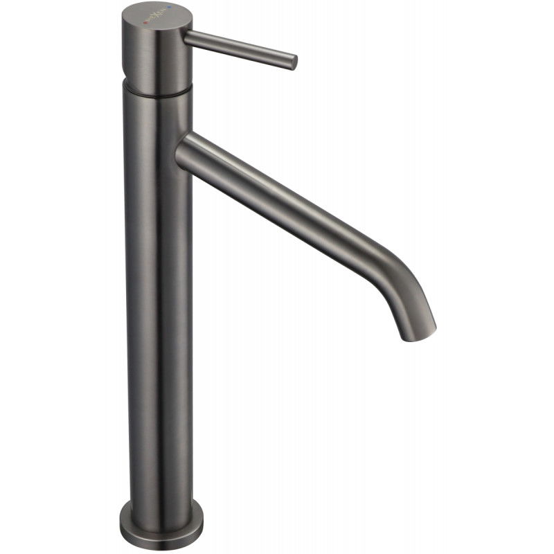 Mexen Rumba high washbasin mixer tap, Graphite - 73510-66