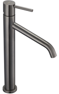 Mexen Rumba high basin mixer, brushed gun gray - 73510-66