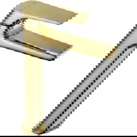 Mexen Lynx high washbasin mixer tap, Gold - 745910-50