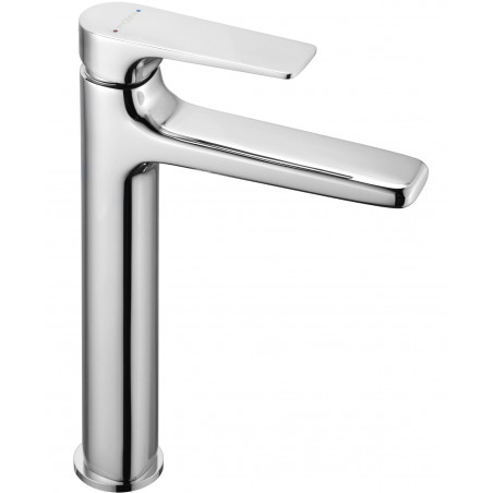 Mexen Lynx tall washbasin faucet, chrome - 745910-00