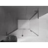 Mexen Velar L sliding shower cabin 100 x 120 cm, frosted, gun gray brushed - 871-100-120-33-66