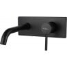 Mexen Alma black concealed washbasin faucet - 75115-70