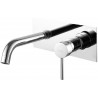 Mexen Alma wall-mounted washbasin faucet, chrome - 75115-00