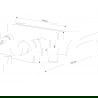 Mexen Alma flush-mounted washbasin mixer tap, Chrome - 75115-00