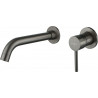 Mexen Alma concealed washbasin faucet, graphite - 75015-66
