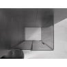 Mexen Velar L sliding shower cabin 90 x 70 cm, graphite, brushed gun gray - 871-090-070-43-66