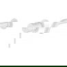 Mexen Alma flush-mounted washbasin mixer tap, White - 75015-20