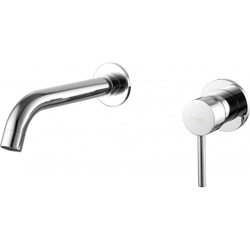 Mexen Alma flush-mounted washbasin mixer tap, Chrome - 75015-00