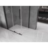 Mexen Velar L sliding shower enclosure 100 x 110 cm, transparent, black - 871-100-110-03-70