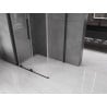 Mexen Velar L sliding shower cabin 110 x 100 cm, transparent, black - 871-110-100-03-70