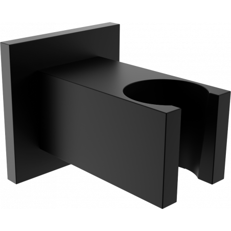 Mexen Cube shower holder, black - 79350-70