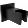Mexen Cube shower holder, black - 79350-70