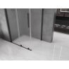 Mexen Velar L sliding shower cabin 120 x 80 cm, frosted, black - 871-120-080-33-70