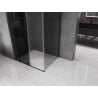 Mexen Velar L Sliding Shower Enclosure 90 x 110 cm, Graphite, Black - 871-090-110-43-70