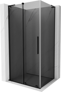 Mexen Velar L Sliding Shower Enclosure 120 x 90 cm, Graphite, Black - 871-120-090-43-70