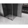 Mexen Velar L Sliding Shower Enclosure 120 x 90 cm, Graphite, Black - 871-120-090-43-70