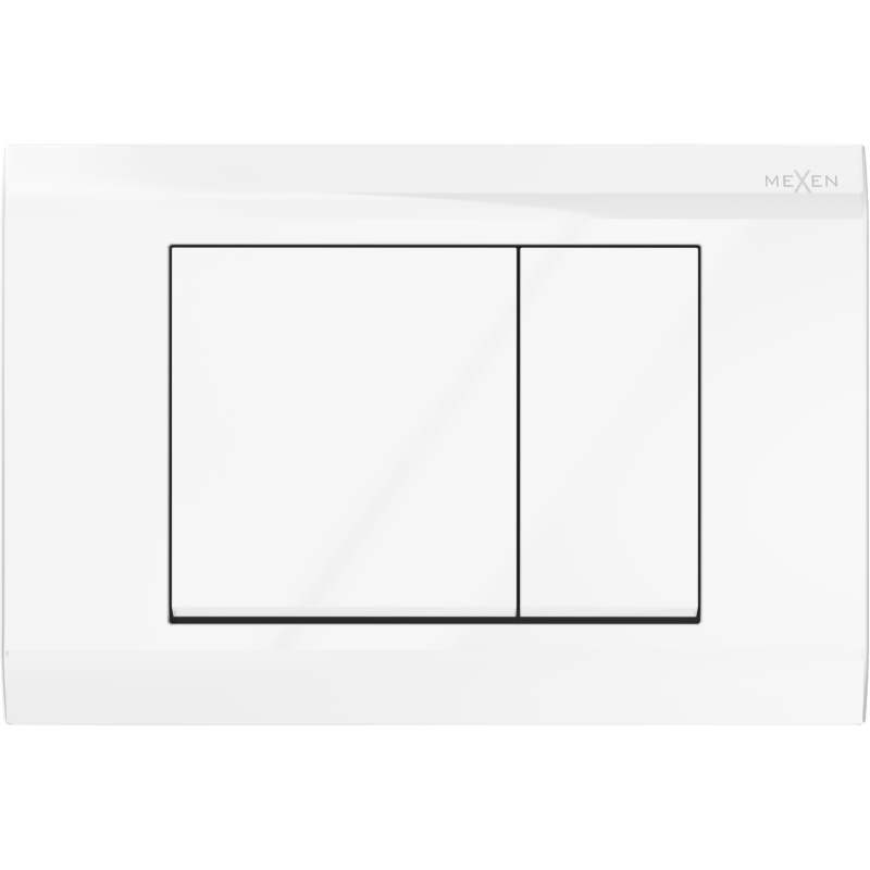 Mexen Fenix Air 01 pneumatic flush button, glossy white - 6A0100