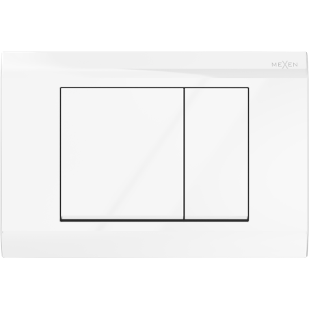 Mexen Fenix Air 01 pneumatic flush button, glossy white - 6A0100