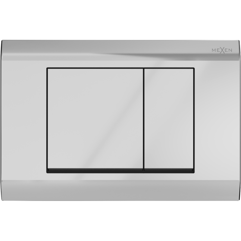 Mexen Fenix Air 01 pneumatic flush button, glossy chrome - 6A0101