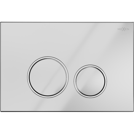 Mexen Fenix Air 05 pneumatic flush button, glossy chrome - 6A0501