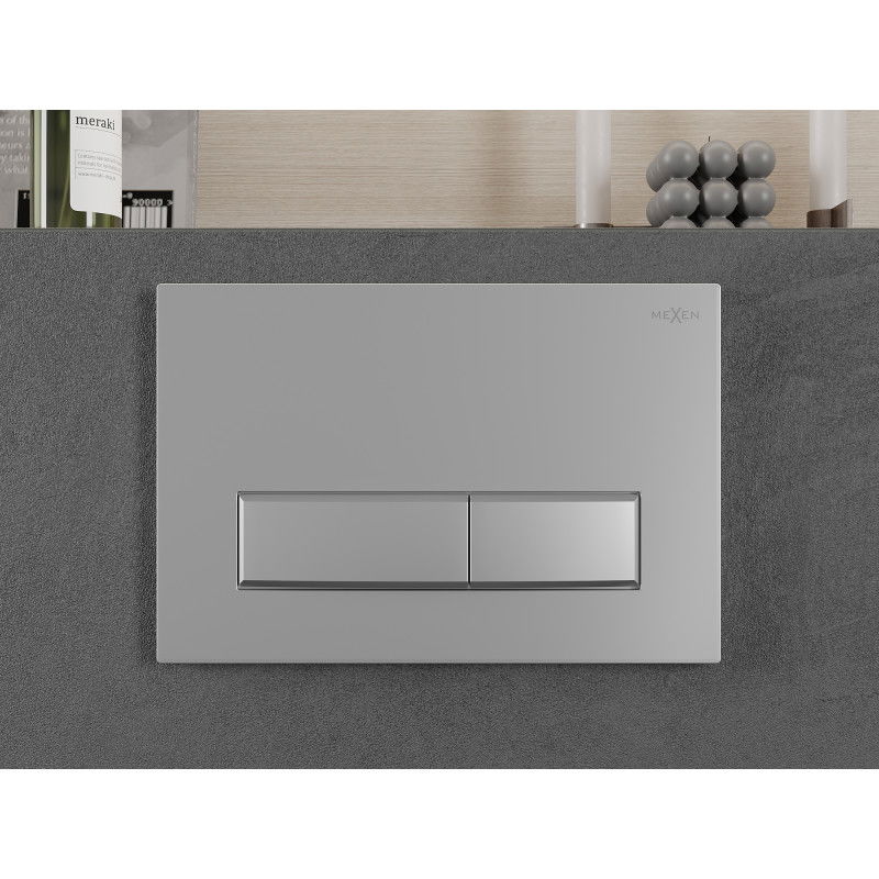 Mexen Fenix Air 09 Pneumatic Flush Button, Matte Chrome - 6A0902