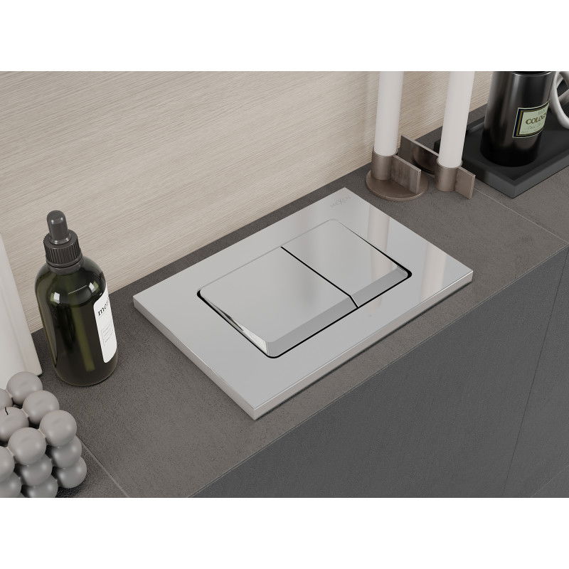 Mexen Fenix Air 10 XS Pneumatic Flush Button, Glossy Chrome - 6A1001