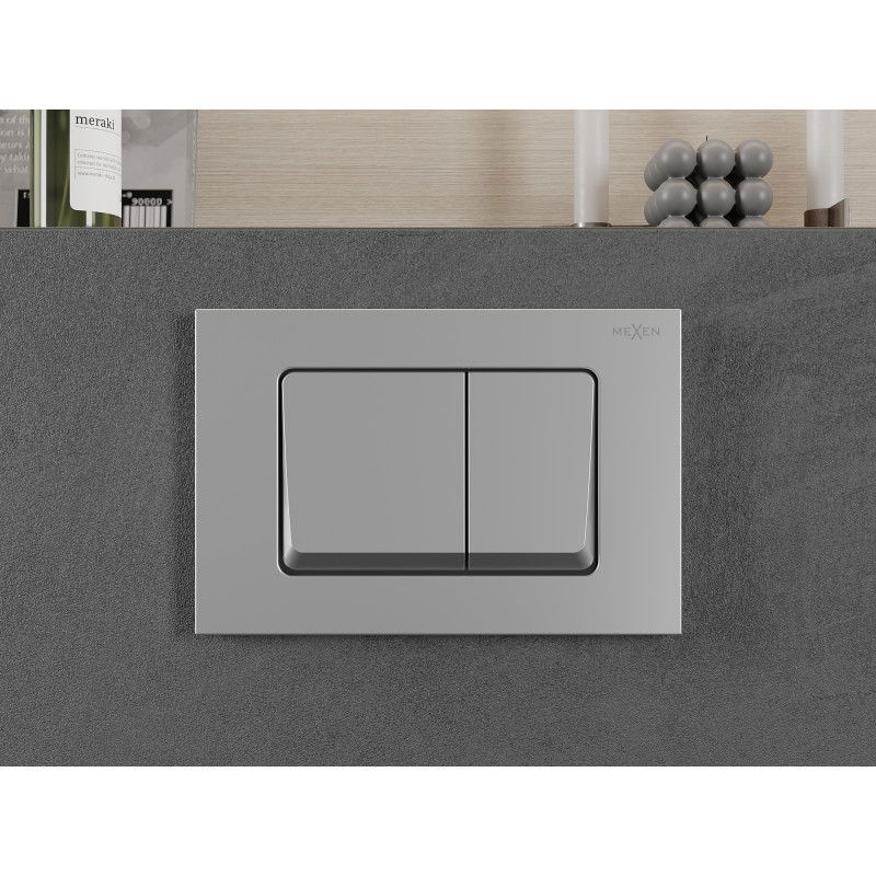 Mexen Fenix Air 10 XS pneumatic flush button, matte chrome - 6A1002